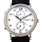 パテック・フィリップ PATEK PHILIPPE カラトラバ トラベルタイム 5034G ホワイト文字盤 中古 腕時計 メンズ