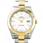 ロレックス ROLEX デイトジャストII 116333 アイボリー文字盤 中古 腕時計 メンズ