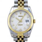 ロレックス ROLEX デイトジャスト 116233G シルバー文字盤 中古 腕時計 メンズ