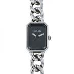 シャネル CHANEL プルミエール ステンレススティール ブレスレット S H3248 ブラック文字盤 新品 腕時計 レディース