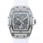 ウブロ HUBLOT スピリット・オブ・ビッグバン ムーンフェイズ チタニウム ダイヤモンド 647.NE.2070.RW.1204 グレー文字盤 新品 腕時計 メンズ
