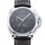 パネライ PANERAI ルミノール ドゥエ 3デイズ GMT パワーリザーブ オートマティック アッチャイオ PAM00944 グレー文字盤 新品 腕時計 メンズ