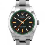 ロレックス ROLEX ミルガウス 116400GV ブラック文字盤 中古 腕時計 メンズ
