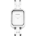 シャネル CHANEL プルミエール トリプルブレスレット ベゼルダイヤ H3059 ホワイト文字盤 中古 腕時計 レディース