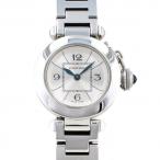 カルティエ Cartier ミス パシャ W3140007 シルバー文字盤 中古 腕時計 レディース