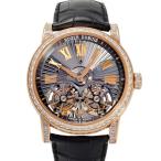 ロジェ・デュブイ ROGER DUBUIS オマージュ ダブルフライングトゥールビヨン RDDBHO0570 シルバー文字盤 中古 腕時計 メンズ