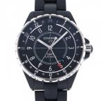 シャネル CHANEL J12 GMT マットブラック H3101 ブラック文字盤 新品 腕時計 メンズ