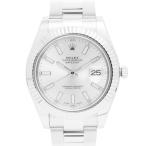 ロレックス ROLEX デイトジャストII 116334 シルバー文字盤 中古 腕時計 メンズ