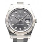 ロレックス ROLEX デイトジャストII 116334G スレート文字盤 中古 腕時計 メンズ