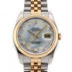 ロレックス ROLEX デイトジャスト 116233NG ホワイト/10PD文字盤 中古 腕時計 メ ...