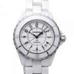 シャネル CHANEL J12 H0970 ホワイト文字盤 中古 腕時計 メンズ