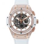 ウブロ HUBLOT キングパワー ウニコ キングゴールド ホワイト 701.OE.0128.GR.1704 ホワイト文字盤 新品 腕時計 メンズ