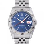 ロレックス ROLEX デイトジャスト ターノグラフ 116264 ネイビー文字盤 中古 腕時計 メ ...