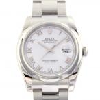 ロレックス ROLEX デイトジャスト 116200 ホワイトローマ文字盤 中古 腕時計 メンズ