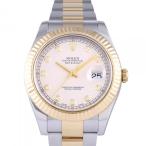 ロレックス ROLEX デイトジャストII 116333G アイボリー文字盤 中古 腕時計 メンズ