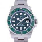 ロレックス ROLEX サブマリーナー デイト 116610LV グリーン/ドット文字盤 中古 腕時 ...