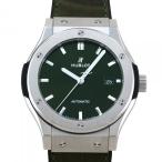 ウブロ HUBLOT クラシックフュージョン チタニウム グリーン 542.NX.8970.LR グリーン文字盤 新品 腕時計 メンズ