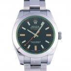 ロレックス ROLEX ミルガウス 116400GV ブラック文字盤 中古 腕時計 メンズ