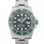 ロレックス ROLEX サブマリーナー デイト 116610LV グリーン/ドット文字盤 中古 腕時 ...