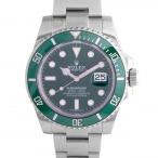 ロレックス ROLEX サブマリーナー デイト 116610LV グリーン/ドット文字盤 中古 腕時 ...