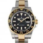 ロレックス ROLEX GMTマスターII 116713LN ブラック文字盤 中古 腕時計 メンズ