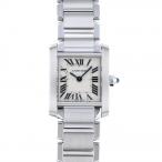 カルティエ Cartier タンク フランセーズ SM W51008Q3 シルバー文字盤 新品 腕時 ...