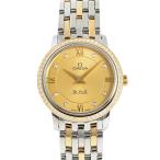 オメガ OMEGA デ・ヴィル プレステージ 27.4 MM 424.25.27.60.58.001 イエロー文字盤 新品 腕時計 レディース