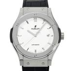 ウブロ HUBLOT クラシックフュージョン チタニウム 542.NX.2611.LR シルバー文字盤 未使用 腕時計 メンズ