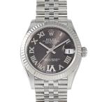 ロレックス ROLEX デイトジャスト 31 278274 ダークグレー/ローマVIダイヤ文字盤 新品 腕時計 レディース