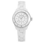 シャネル CHANEL J12 33MM H5703 ホワイト文字盤 中古 腕時計 レディース
