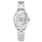 ショッピングロレックス ロレックス ROLEX オイスターパーペチュアル 79160 シルバー文字盤 中古 腕時計 レディース