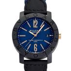 ブルガリ BVLGARI ブルガリブルガリ カーボンゴールド BBP40C3CGLD ブルー文字盤 新品 腕時計 メンズ