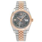 ロレックス ROLEX デイトジャスト 41 126331 スレート/グリーンローマ文字盤 新品 腕時計 メンズ