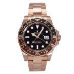 ロレックス ROLEX GMTマスターII 126715CHNR ブラック/ドット文字盤 中古 腕時計 メンズ