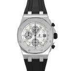 オーデマ・ピゲ AUDEMARS PIGUET ロイヤルオーク オフショア クロノグラフ 26020ST.OO.D001IN.02 ホワイト文字盤 中古 腕時計 メンズ