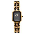 シャネル CHANEL プルミエール XL H0001 ブラック文字盤 中古 腕時計 レディース