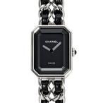 シャネル CHANEL プルミエール アイコニック チェーン Mサイズ H7022 ブラック文字盤 新品 腕時計 レディース