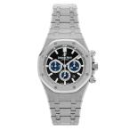 オーデマ・ピゲ AUDEMARS PIGUET ロイヤルオーク クロノグラフ 限定本数111本 26331BC.GG.1224BC.03 ブラック/グレーブルー文字盤 中古 腕時計 メンズ