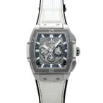 ウブロ HUBLOT スピリット・オブ・ビッグバン チタニウム ホワイト 日本限定 601.NE.0172.LR.JPN17 シルバー/ブラック文字盤 中古 腕時計 メンズ
