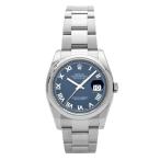 ロレックス ROLEX デイトジャスト 36 116200 ブルー/ローマ文字盤 中古 腕時計 メンズ