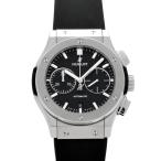 ウブロ HUBLOT クラシックフュージョン クロノグラフ チタニウム 521.NX.1171.RX ブラック文字盤 中古 腕時計 メンズ