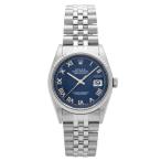 ロレックス ROLEX デイトジャスト 36 16234 ブルー/ローマ文字盤 中古 腕時計 メンズ