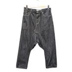 33 GANRYU ganryu COMME des GARCONS Comme des Garcons обезьяна L Denim брюки EP-P001 оттенок черного Denim размер L 65207