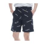 パーリーゲイツ PEARLY GATES 二重織遮熱 ストライプ ロゴ柄プリントショートパンツ