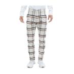 パーリーゲイツ PEARLY GATES ストレッチカルゼ チェック柄 ノータックパンツ