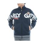 パーリーゲイツ PEARLY GATES 部分ジャカード×ストレッチ裏地付き 前開きセーター