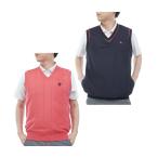 パーリーゲイツ PEARLY GATES アラン柄リバーシブルニットベスト