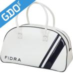 フィドラ FIDRA エナメルライン入りラウンドボストンバッグ