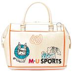MUスポーツ M.U SPORTS アニマル柄ボストンバッグ