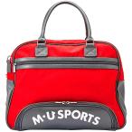 MUスポーツ M.U SPORTS デニム風ボストンバッグ